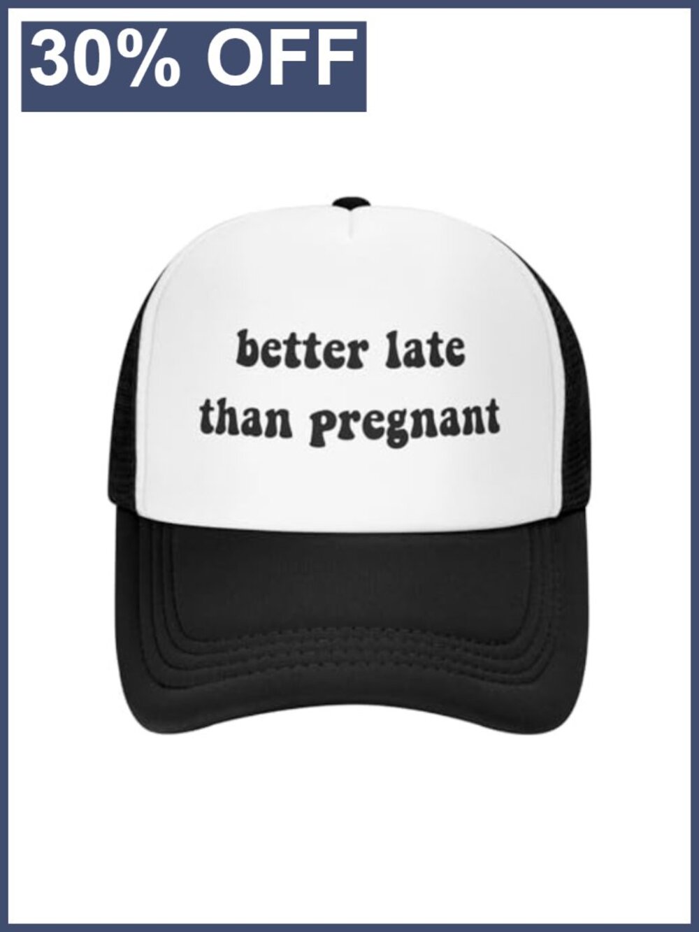 Funny Trucker Hat Snapback Mesh Adjustable Humor Gag Gift